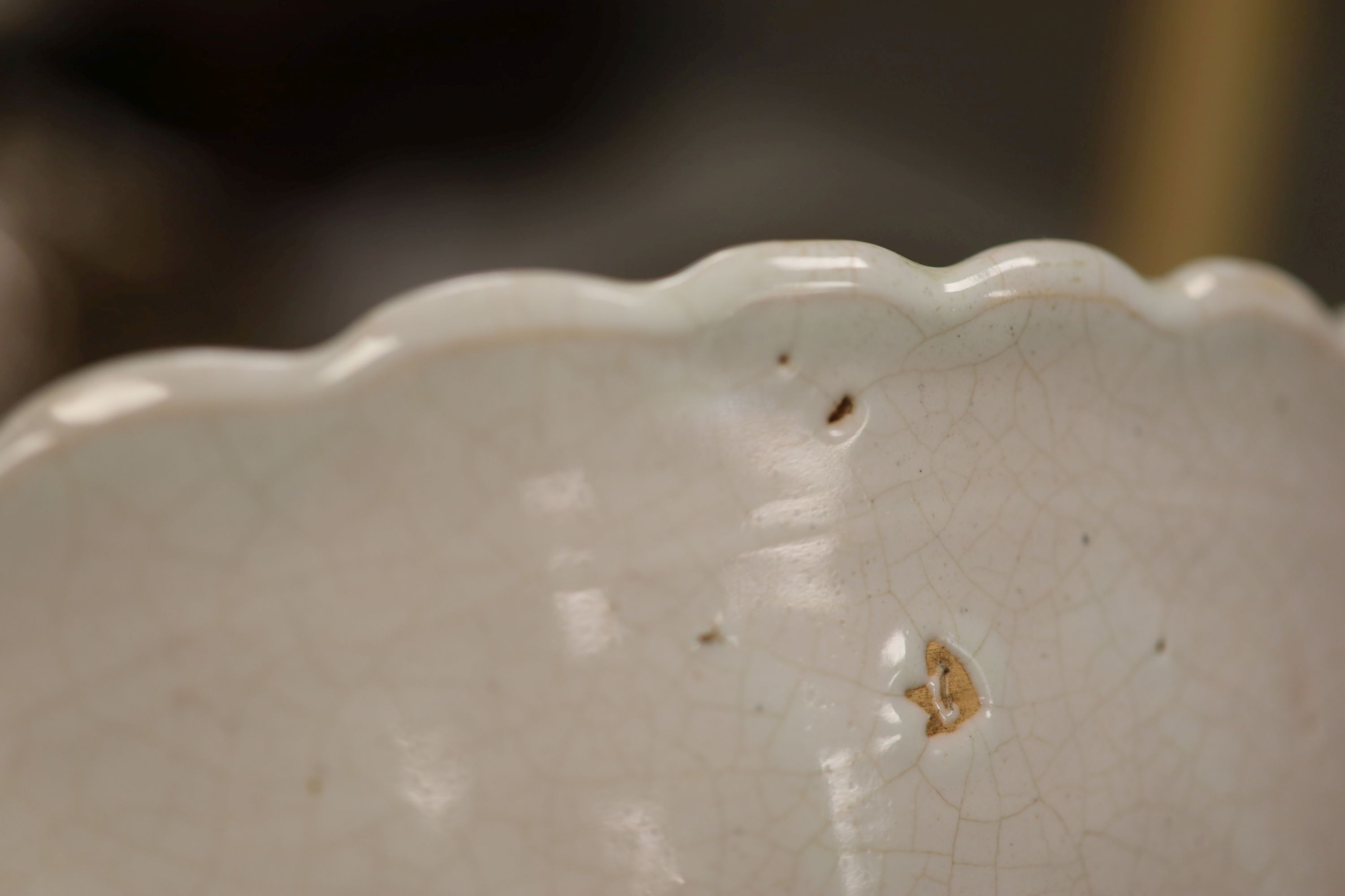 A large Quimper style faience bowl, diameter 32cm